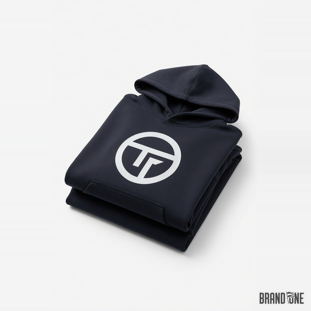 Brand One Circle Logo Hoodie 2