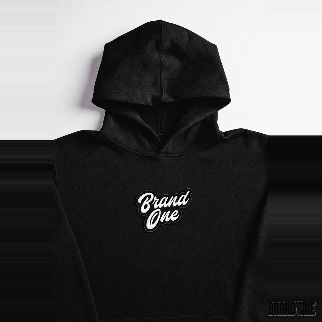 Embroidered Brand One Hoodie