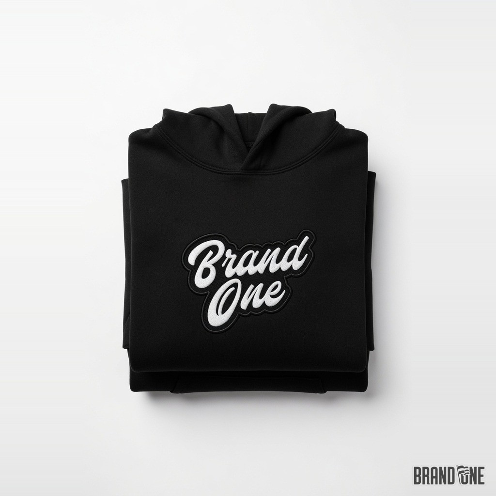 Embroidered Brand One Hoodie 2